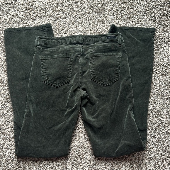 Kut from the Kloth Karen Baby Bootcut Olive green corduroy pant size 6 - Picture 8 of 10